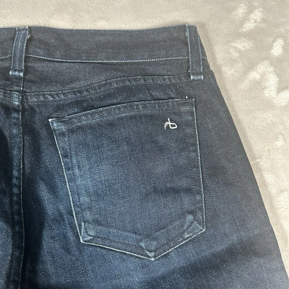 Rag & Bone Selvedge Jeans Mens 31x33 Blue Dark Wash Fit 2 Slim Denim Made In USA